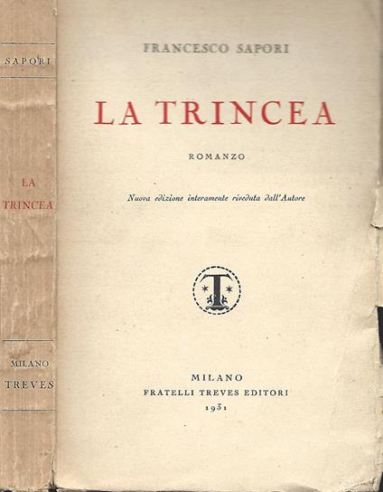 La trincea - Francesco Sapori - copertina