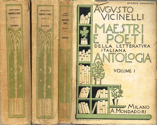 Maestri e poeti - Augusto Vicinelli - copertina