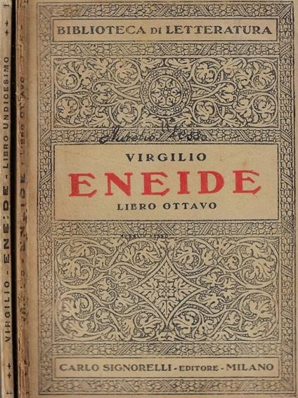 Eneide Libro ottavo-undicesimo - Publio Virgilio Marone - copertina