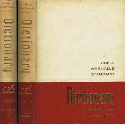 Funk & Wagnalls Standard Dictionary of the English Language - copertina