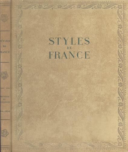 Styles de France - copertina