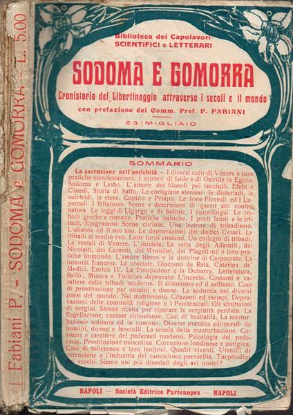 Sodoma e Gomorra - copertina