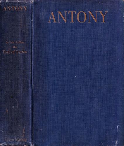 Antony (Viscount Knebworth) - copertina