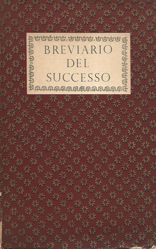 Breviario del successo - copertina