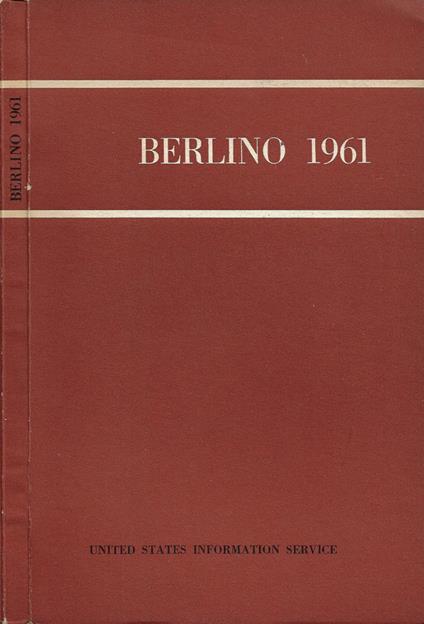 Berlino 1961 - copertina