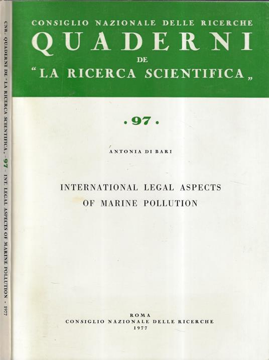 Quaderni de "la ricerca scientifica" anno 1977 n. 97 - copertina