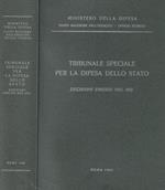 Tribunale speciale per la difesa dello Stato. Decisioni emesse nel 1931