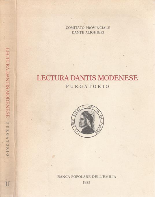 Lectura Dantis modenese - copertina