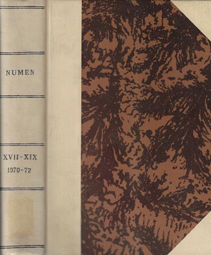 Numen Vol. XVII-XIX 1970-1972 - copertina