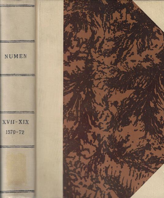 Numen Vol. XVII-XIX 1970-1972 - copertina