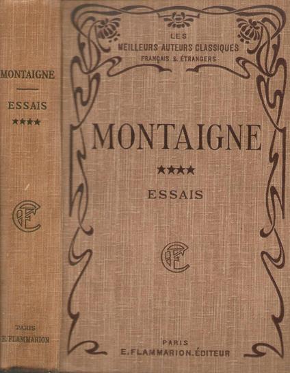 Montaigne- Tome IV - copertina