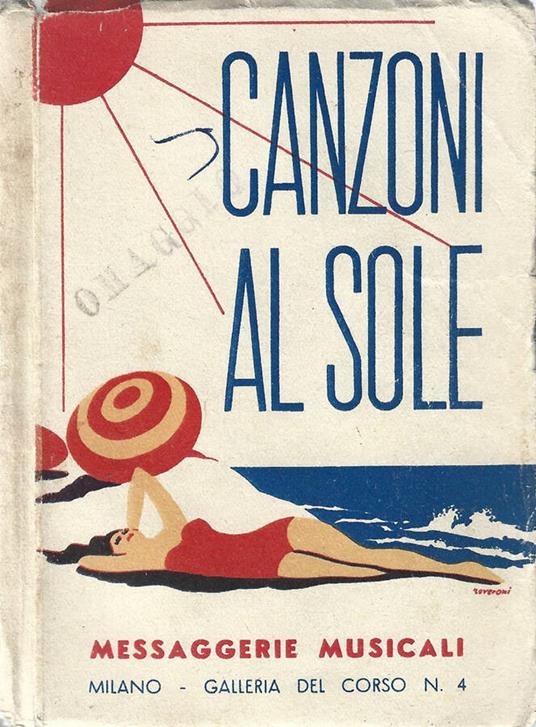 Canzoni al sole - copertina