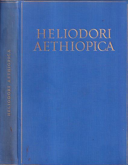 Heliodori Aethiopica - copertina