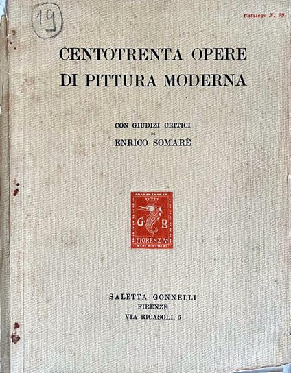 Centotrenta opere di pittura moderna - copertina