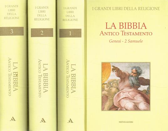 La Bibbia. Antico testamento 3voll - copertina