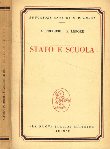 Stato e scuola - copertina