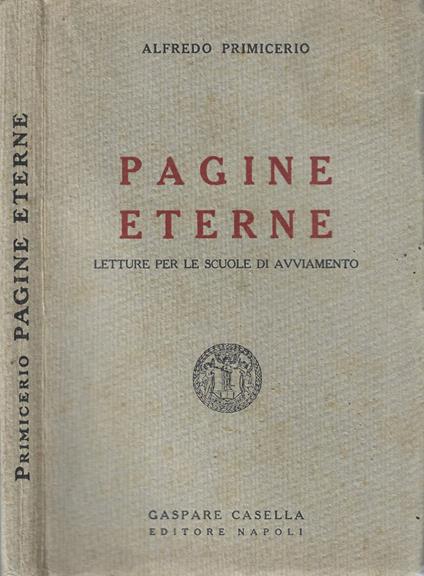 Pagine eterne - copertina