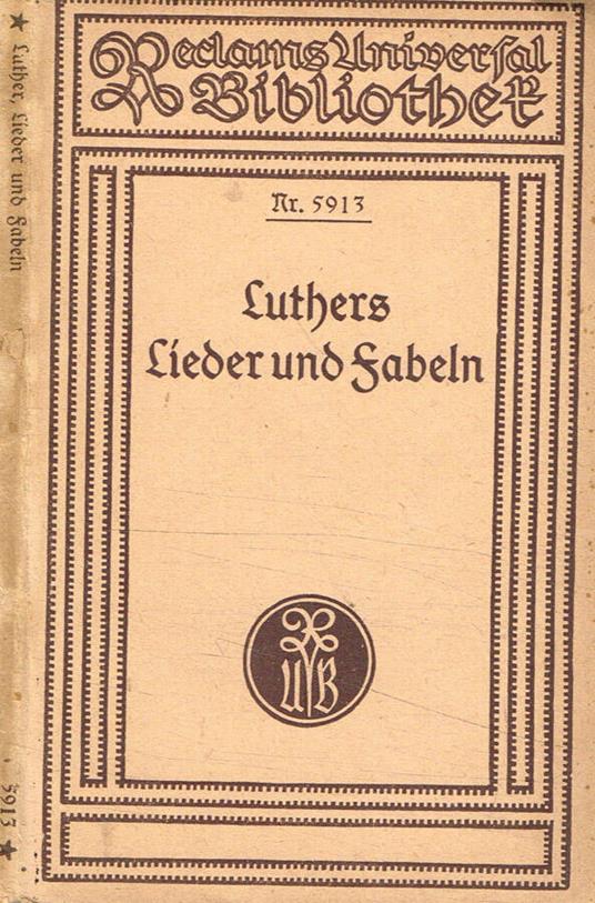 Lieder und fabeln - copertina