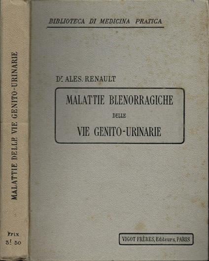 Malattie Blenorragiche delle Vie Genito-Urinarie - copertina