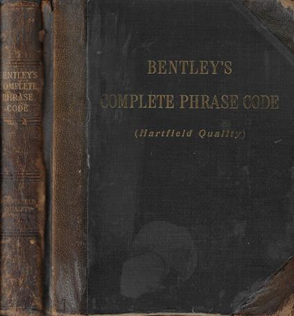 Bentley's Complete Phrase Code - copertina