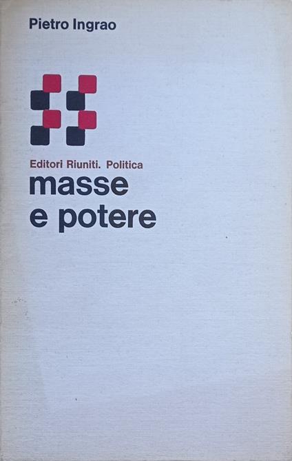 Masse e potere - Pietro Ingrao - copertina