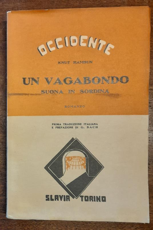 Un Vagabondo Suona In Sordina - Knut Hamsun - copertina