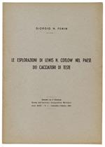 Le Esplorazioni Di Lewis N.Cotlow Nel Paese Dei Cacciatori Di Teste (Centro/Sud America). Estratto Da: L'universo 1951 - Fenin Giorgio N