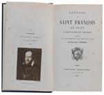 Lettres De Saint François De Sales A De Gens Du Monde Précédées D'un Avant-Propos Et D'une Notice Sur Le Saint