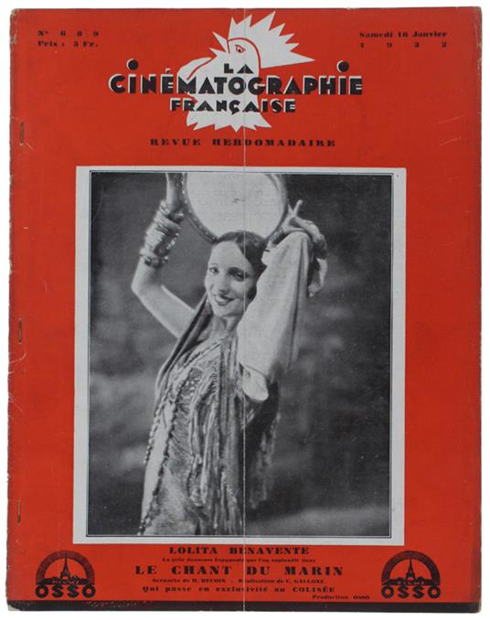 Cinematographie Française N° 689  (Complet) - 1932 - copertina