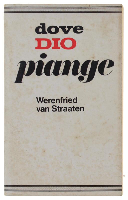 Dove Dio Piange - Werenfried Van Straaten - copertina