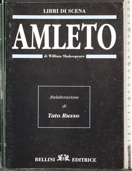 Libri di scena. Amleto - William Shakespeare - copertina