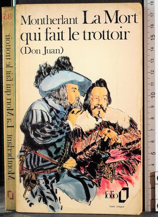 Mort qui fait le trottoir - Henry de Montherlant - copertina