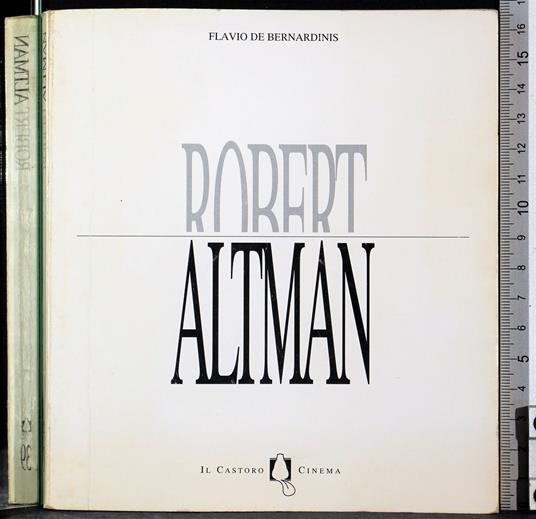 Robert Altman - Flavio De Bernardinis - copertina