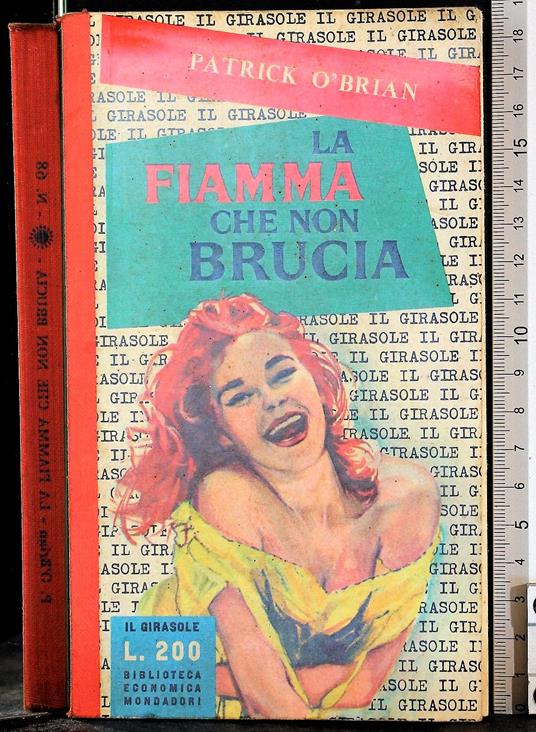 fiamma che non brucia - Patrick O'Brian - copertina