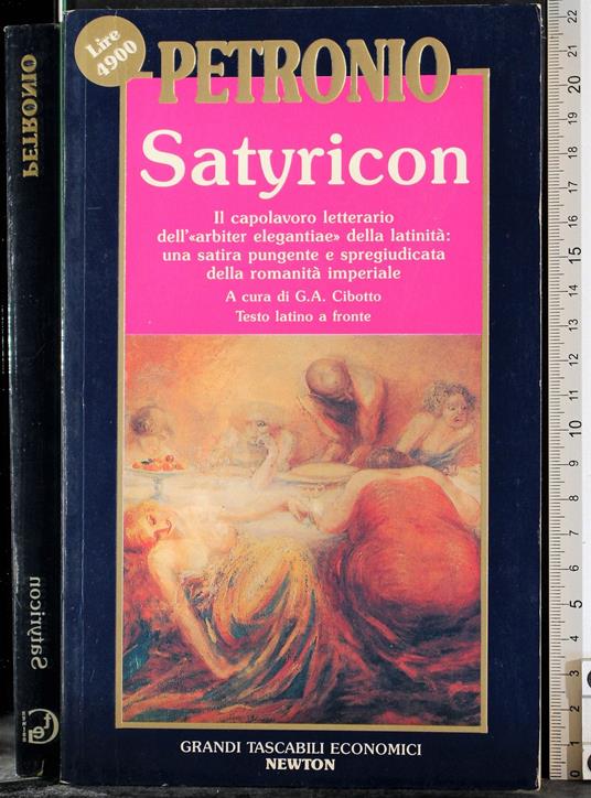 Satyricon - Arbitro Petronio - copertina