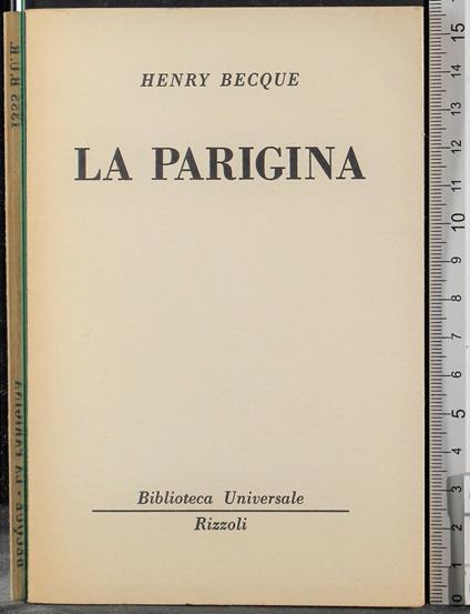 parigina - Henry Becque - copertina