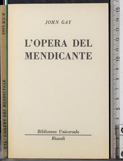 L' opera del mendicante - John Gay - copertina