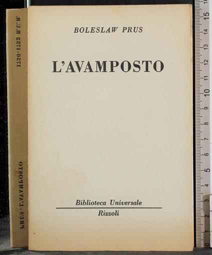 L' avamposto - Boleslaw Prus - copertina