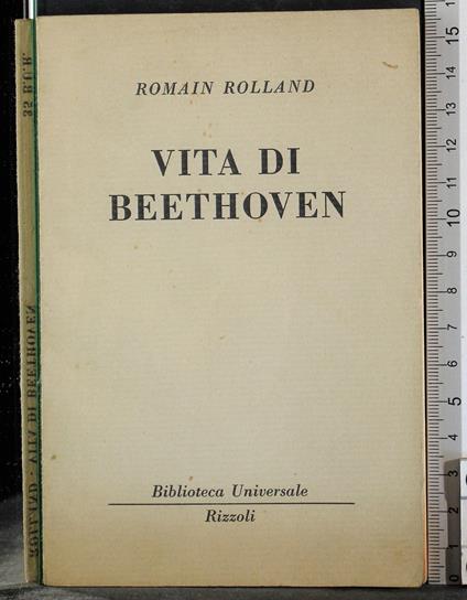 Vita di Beethoven - Romain Rolland - copertina