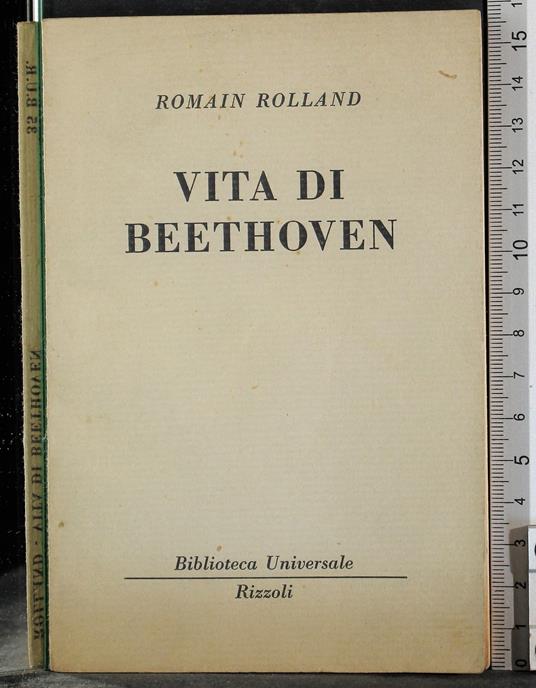 Vita di Beethoven - Romain Rolland - copertina