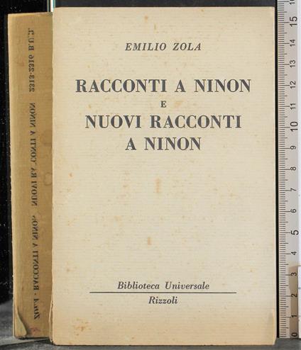 Racconti a ninon e nuovi racconti a ninon - Émile Zola - copertina