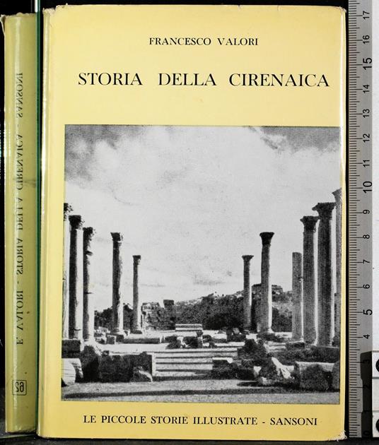 Storia della Cirenaica - Francesco Valori - copertina