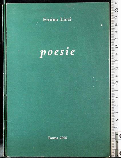 Poesie - copertina