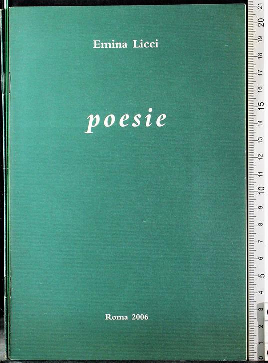 Poesie - copertina