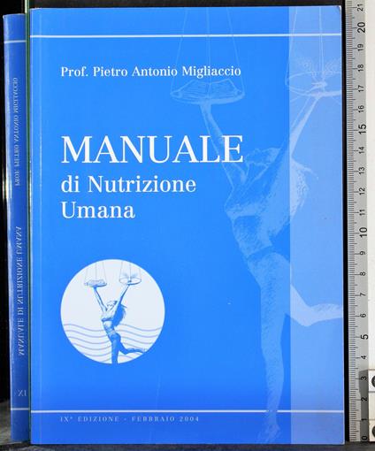 Manuale di nutrizione umana - copertina