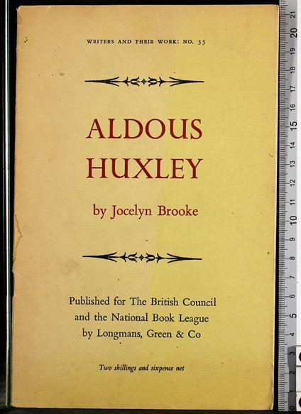 Aldous Huxley - copertina