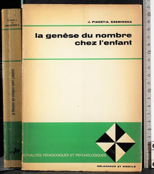 genese du nombre chez l'enfant - copertina