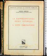 rappresentanza degli interessi e il voto obbligatorio