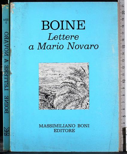 Lettere a Mario Novaro - Giovanni Boine - copertina