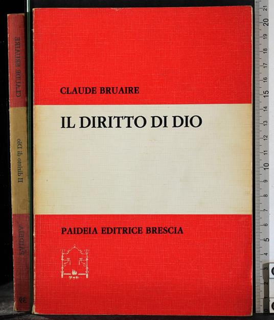 Il diritto di Dio - Claude Bruaire - copertina